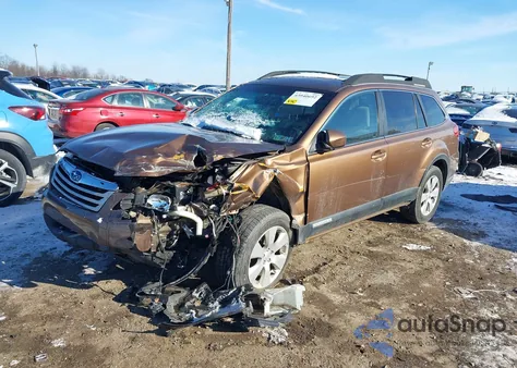 2011 Subaru Outback 2.5I Premium from USA, damaged, VIN 4S4BRBCC3B3387155